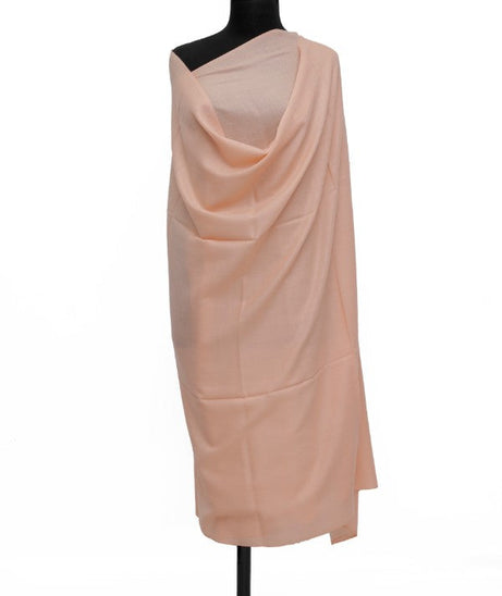 Plain Shawl Semi Pashmina D#45 (L Peach)