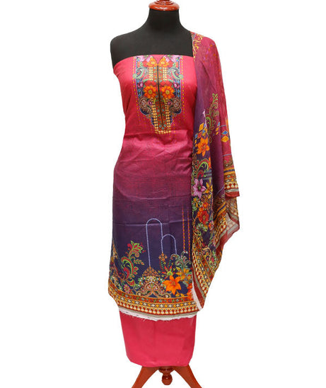 Print Lawn Chiffon Dupatta 3Pcs`22 D#4-02