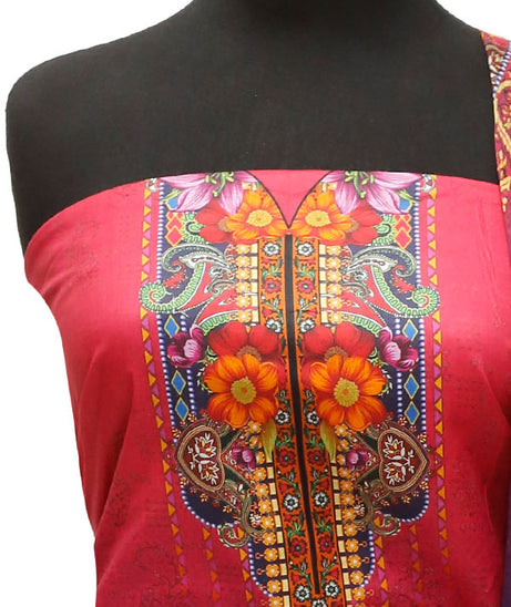 Print Lawn Chiffon Dupatta 3Pcs`22 D#4-02