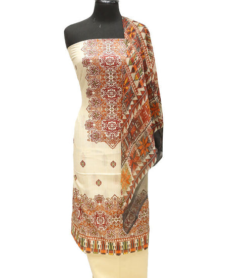 Print Lawn Chiffon Dupatta 3Pcs D#3-11