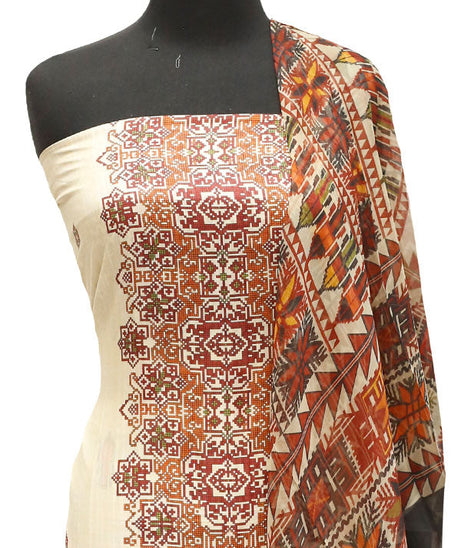 Print Lawn Chiffon Dupatta 3Pcs D#3-11