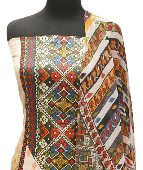 Print Lawn Chiffon Dupatta 3Pcs D#3-9
