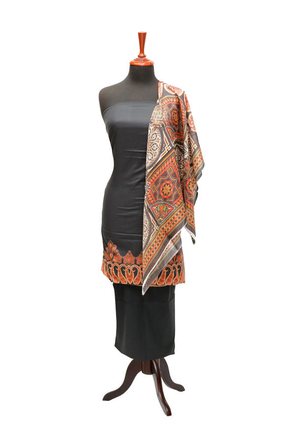 Print Lawn Silk Dupatta 3Pcs D#1-19