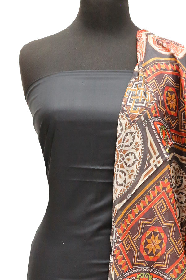 Print Lawn Silk Dupatta 3Pcs D#1-19