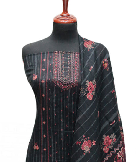 Puri Print Doria Lawn`25 D#6983 (Black)