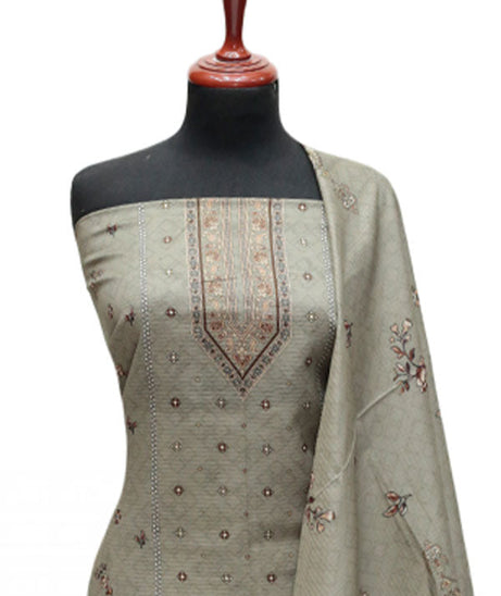 Puri Print Doria Lawn`25 D#6983 (Brown)
