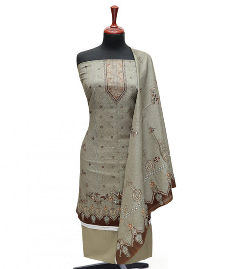 Puri Print Doria Lawn`25 D#6983 (Brown)