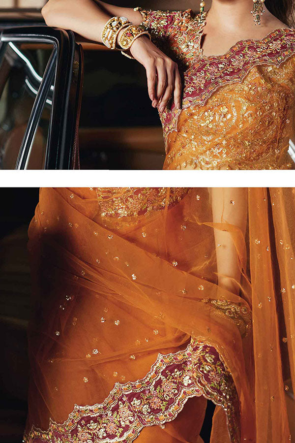 Qalamkar Shadmani Luxury Formal's`24 SH#02 RANIYA