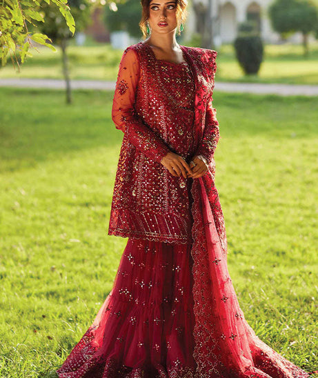 Qalamkar Shadmani Luxury Formal's`24 SH#07 NURAH