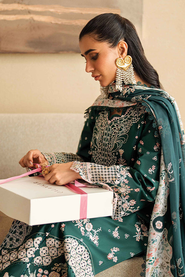 Qalamkar Sahil Luxury Lawn'25 FK#13