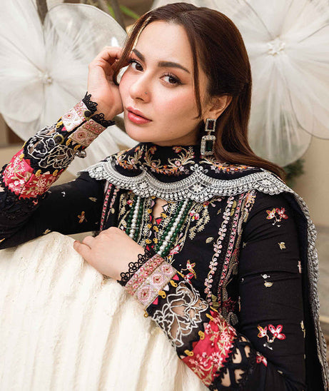 Qalamkar Sahil Luxury Lawn'25 FK#15