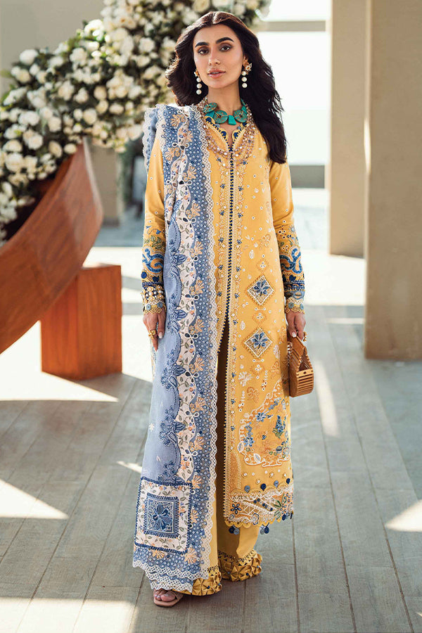 Qalamkar Sahil Luxury Lawn'25 FK#06