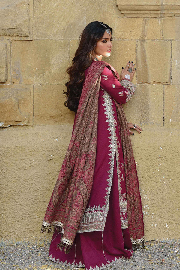 Qalamkar Sayonee Luxury Shawl Collection'22 K#04 SAMREEN