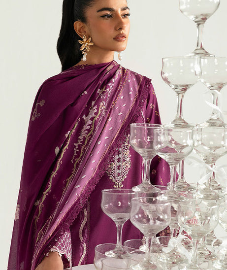 Qalamkar Qprints Lawn'25 PQ#1B (MIYA)