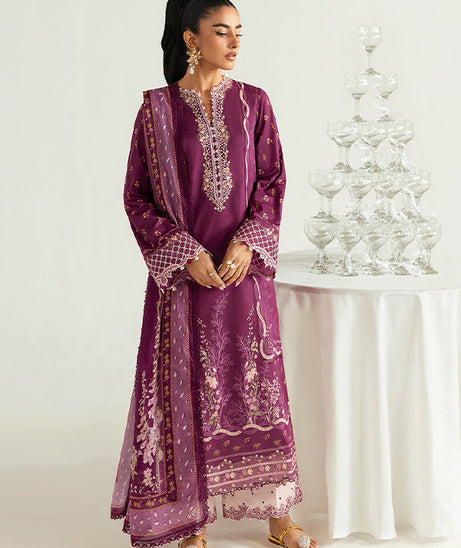 Qalamkar Qprints Lawn'25 PQ#1B (MIYA)