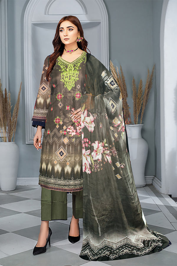 Qaswa Bahaar Emb Lawn'23 D#1