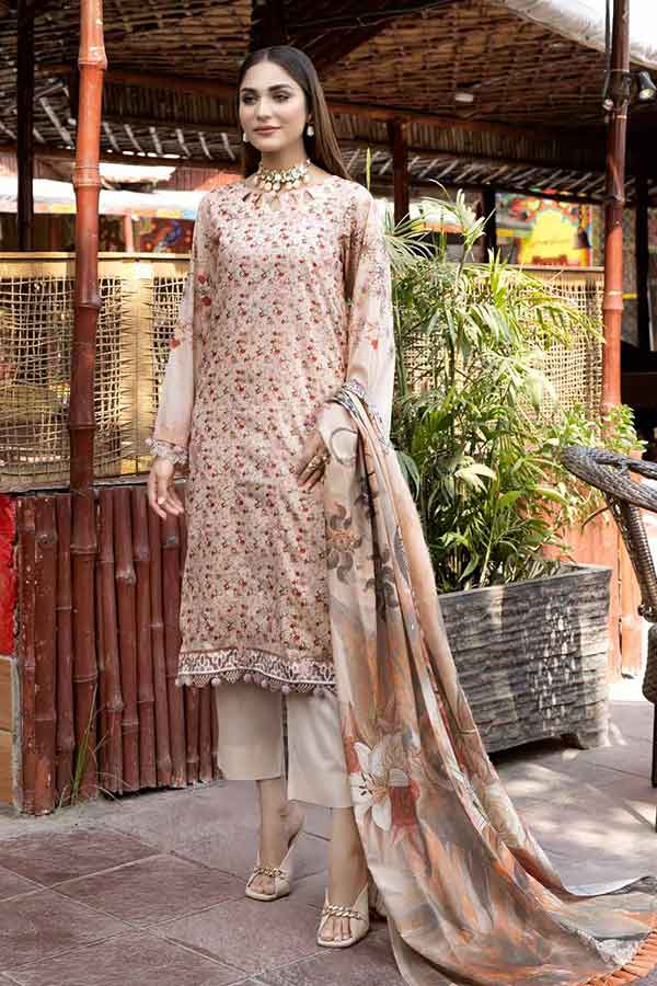 RA Aafreen C/Kari Emb Lawn`22 Vol-5 AF#27