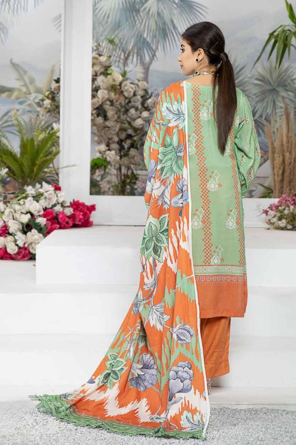 RA Aafreen Emb Slub Linen`22 D#7