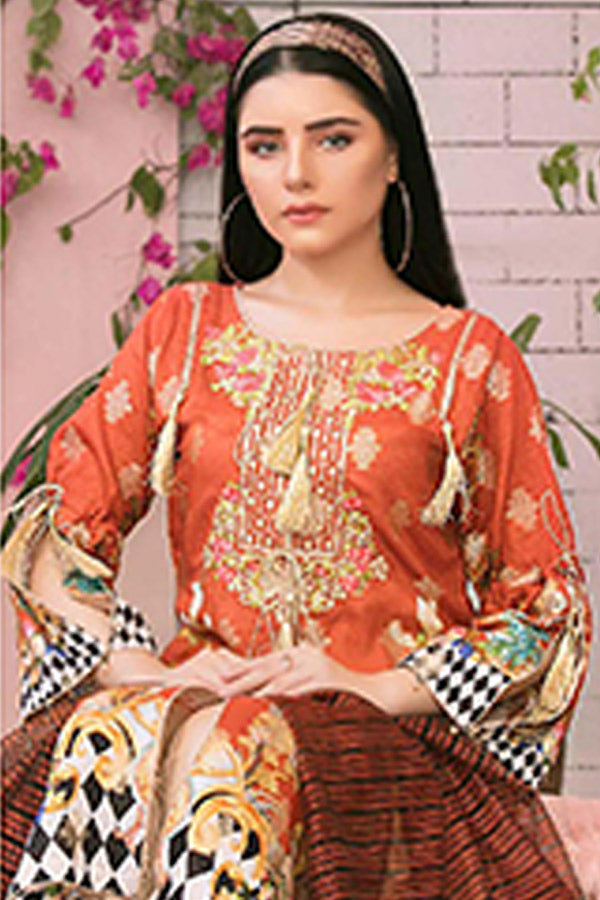 RA Hussan-E-Jahan Emb Lawn`21 D#01