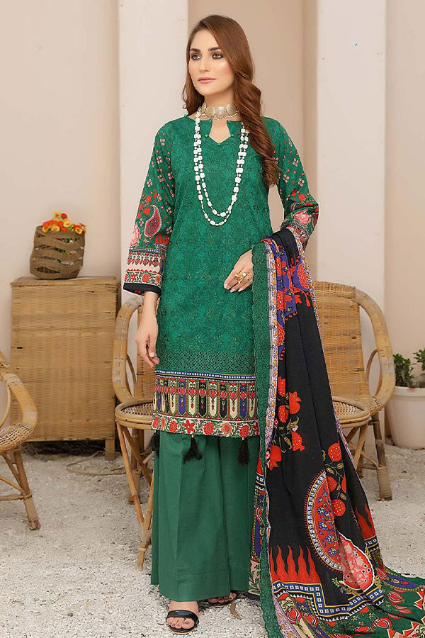 RA Mashal D/Print Slub Khaddar`21 D#03