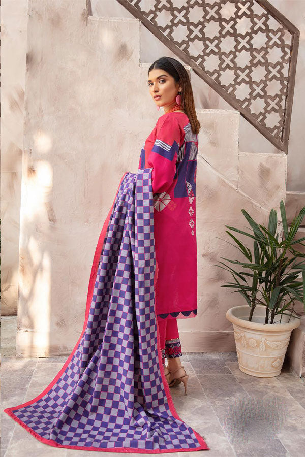 RA Zarki`s Printed Khaddar`21 D#07