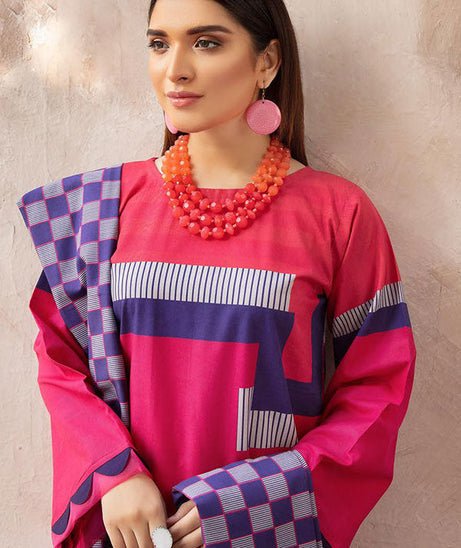 RA Zarki`s Printed Khaddar`21 D#07