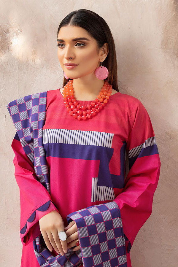 RA Zarki`s Printed Khaddar`21 D#07