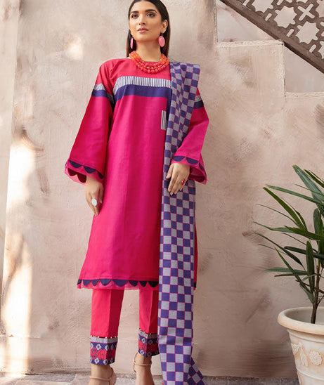 RA Zarki`s Printed Khaddar`21 D#07