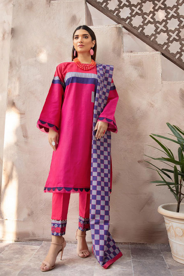RA Zarki`s Printed Khaddar`21 D#07