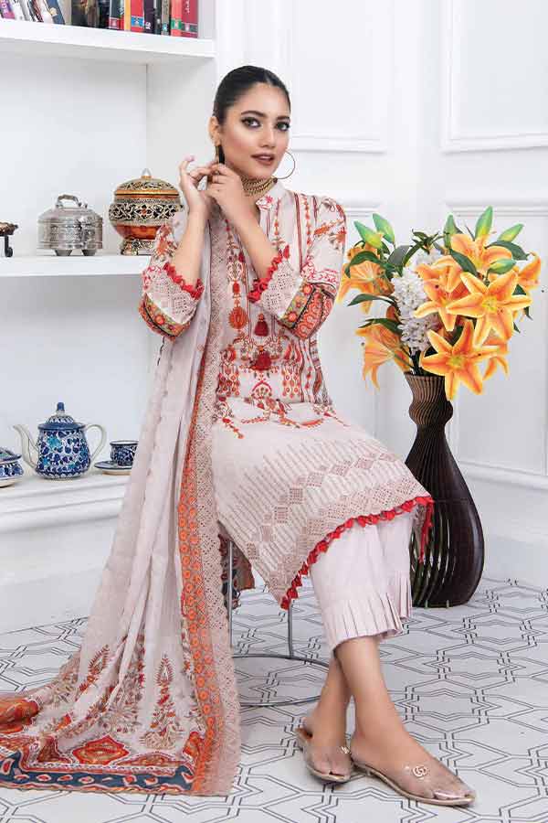 Mashaal By Riaz Arts Lawn`23 Vol-3 D#04