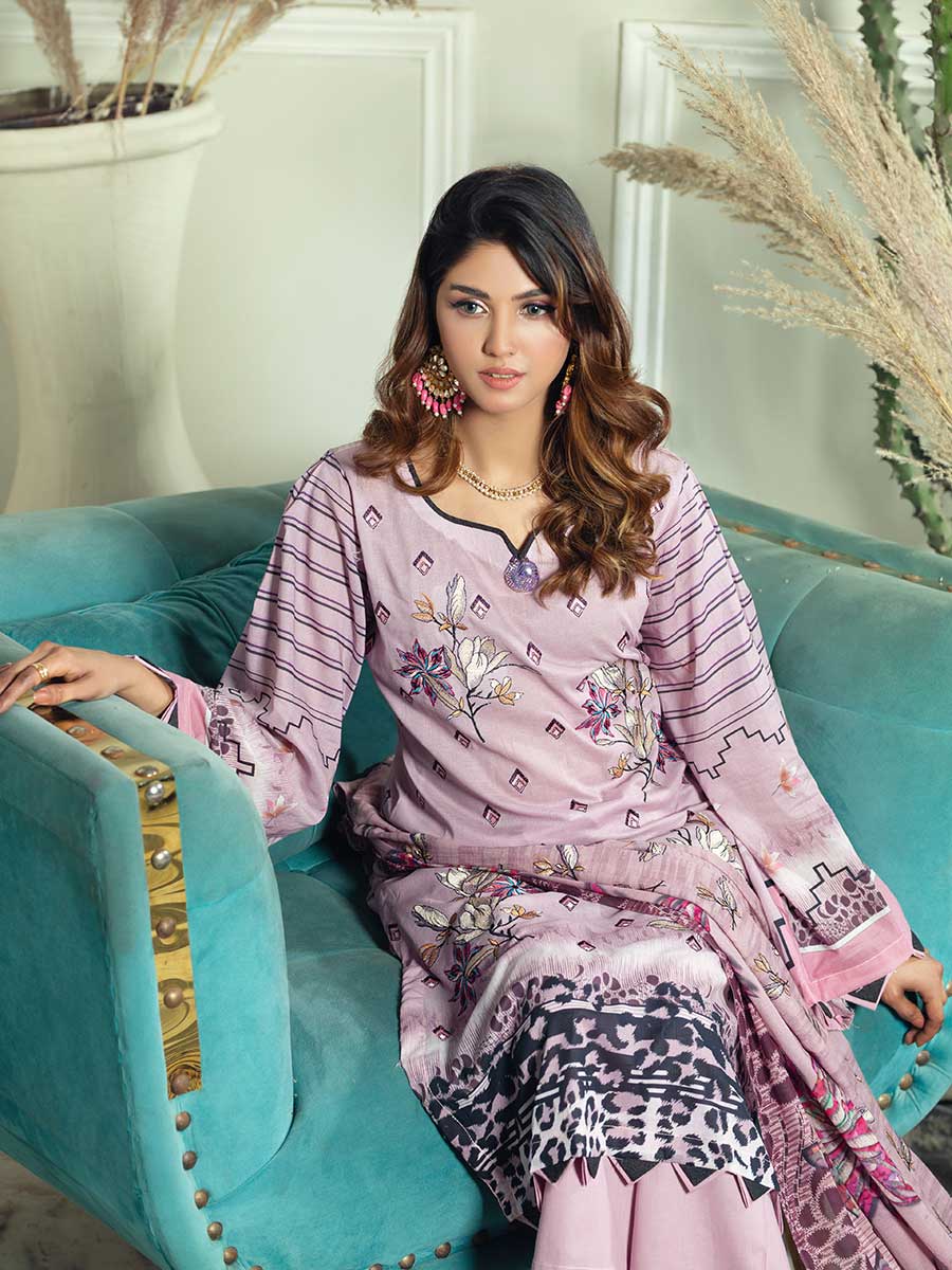Aalaya R/Mehtab Emb Lawn`23 D#1 (T Pink)