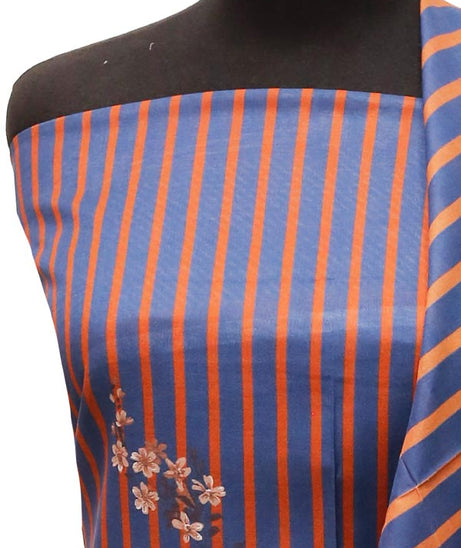 Royal Designer Lawn`22 D#19017 N Blue