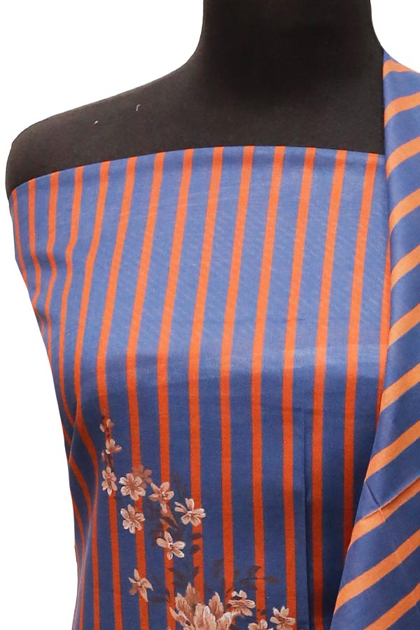 Royal Designer Lawn`22 D#19017 N Blue