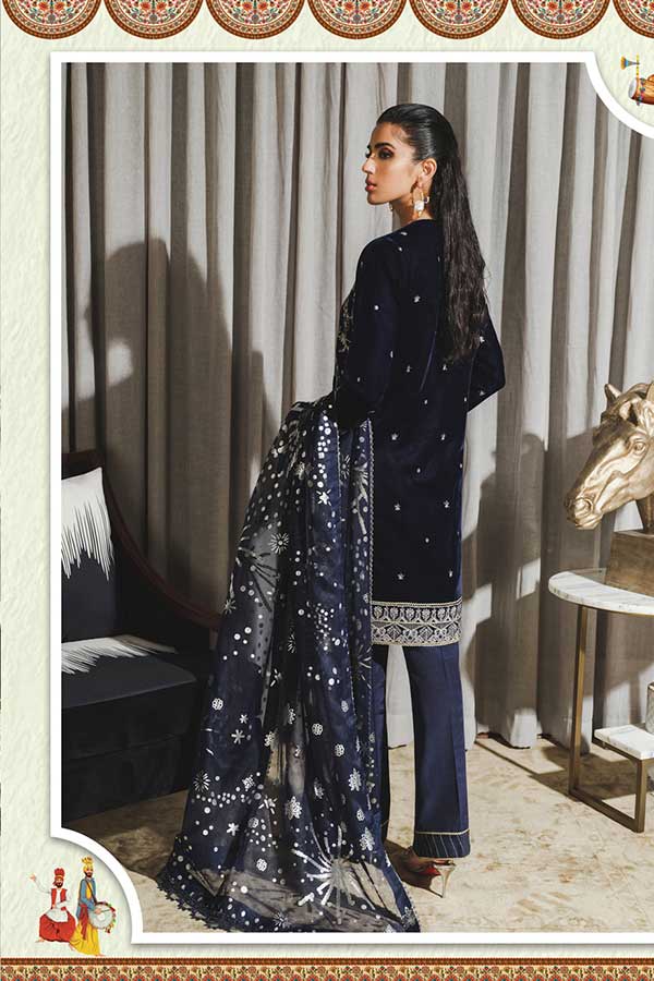 Rang Rasiya Tehwaar Luxury Velvet Wedding Collection'22 D#1 (FAIRUZAH)