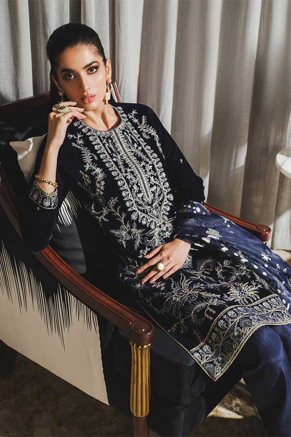 Rang Rasiya Tehwaar Luxury Velvet Wedding Collection'22 D#1 (FAIRUZAH)