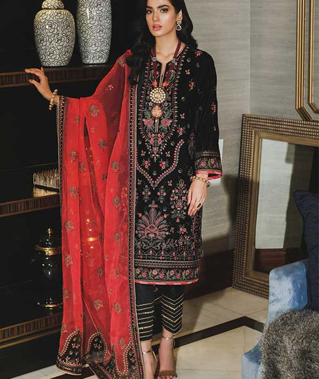 Rang Rasiya Tehwaar Luxury Velvet Wedding Collection'22 D#6 (GULMEENA)