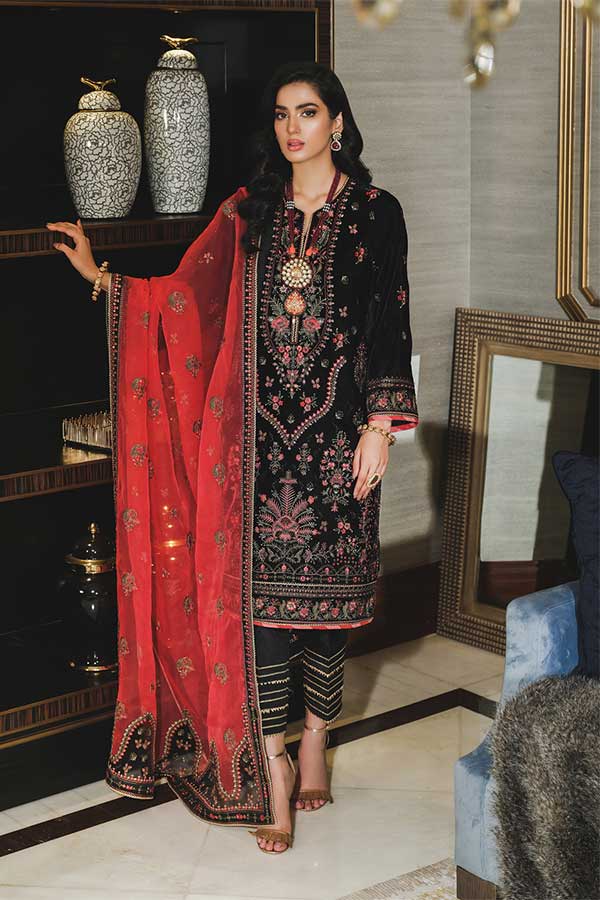 Rang Rasiya Tehwaar Luxury Velvet Wedding Collection'22 D#6 (GULMEENA)