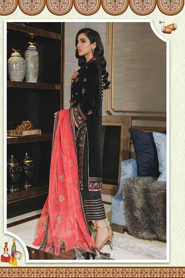 Rang Rasiya Tehwaar Luxury Velvet Wedding Collection'22 D#6 (GULMEENA)