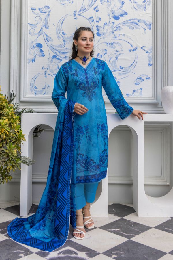 Rahat Premium Lawn`26 (Vol-3) D#01 FEROZI