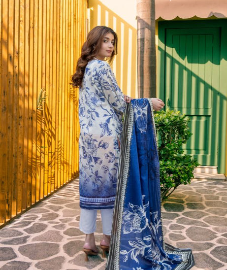 Rahat Premium Lawn`26 (Vol-3) D#01 WHITE