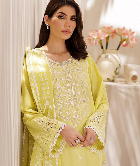 Rajbari Nissa Chikankari S/S Lawn'25 D#2