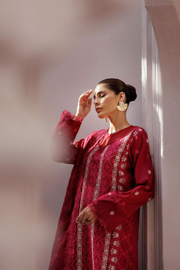 Rajbari Nissa Chikankari S/S Lawn'25 D#7