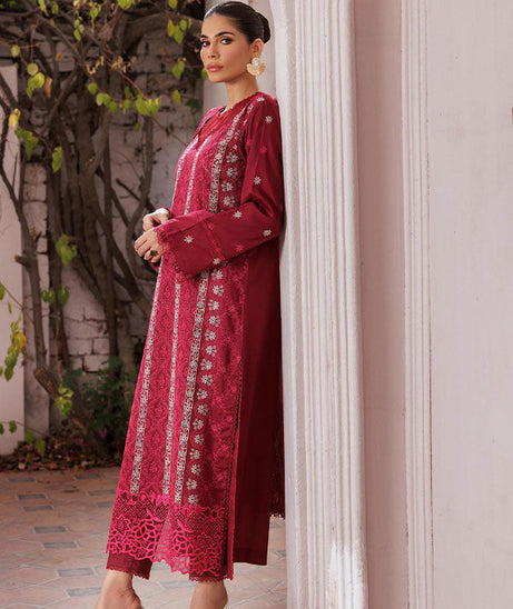 Rajbari Nissa Chikankari S/S Lawn'25 D#7