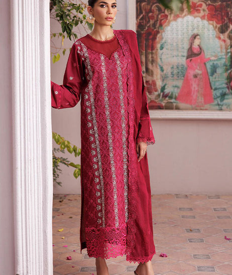 Rajbari Nissa Chikankari S/S Lawn'25 D#7