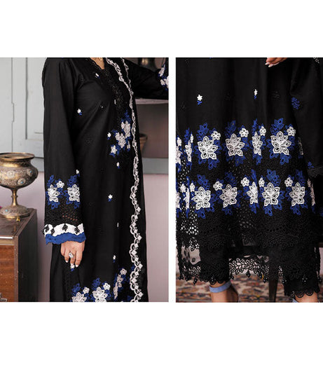 Rajbari Nissa Chikankari S/S Lawn'25 D#8