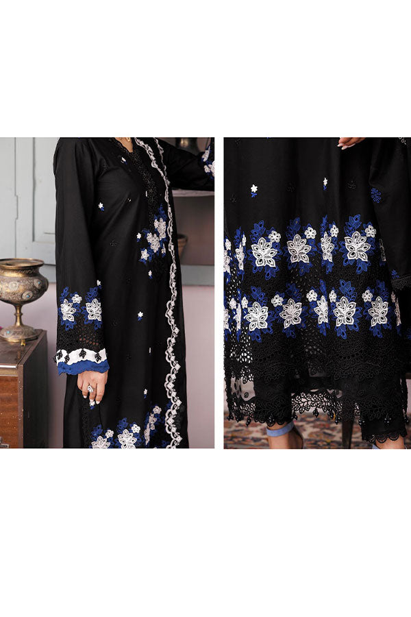 Rajbari Nissa Chikankari S/S Lawn'25 D#8