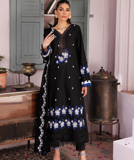 Rajbari Nissa Chikankari S/S Lawn'25 D#8