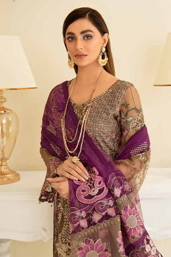 Ramsha Minhal Chiffon`22 Vol-5 D#505
