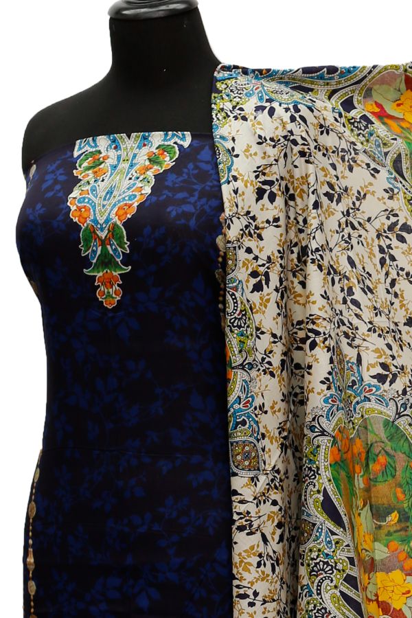 Rangni Premium Lawn'21 D # 1004 Nevy Blue