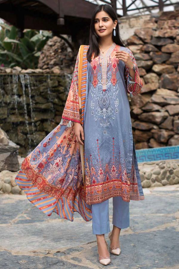 Shajar D/Print Lawn`21 Vol 1 D#2028